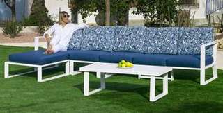 Chaiselongue 4 plazas + mesa centro [Bolonia] de Hevea - imagen 2