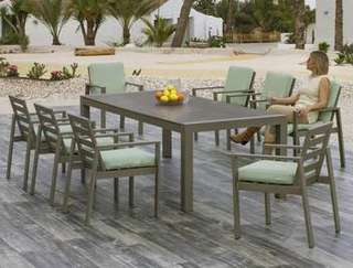 Sillón comedor-jardín de aluminio [Camelia] de Hevea - imagen 3