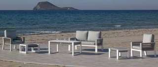 Sofá 2p + sillones + taburetes, aluminio[Estambul] de Hevea - imagen 2
