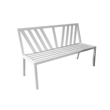 Banco apilable de aluminio [Gulliver] de Hevea - Banco de jardín apilable de aluminio. Disponible en color blanco, antracita, champagne, plata, marrón o nude.