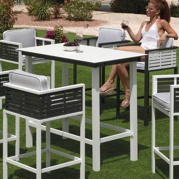 Mesa de bar-jardín ▯160 de aluminio [Boracay] de Hevea - imagen 1