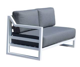 Rinconera 6p de aluminio + mesa + banco [Dublian] de Hevea - imagen 3