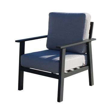 Sofá 2p + 2 sillones + taburetes, aluminio [Eliot] de Hevea - imagen 2
