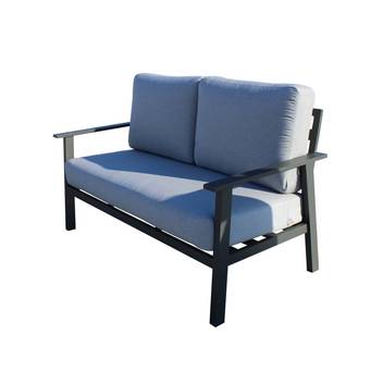 Sofá 2p + 2 sillones + taburetes, aluminio [Eliot] de Hevea - imagen 3