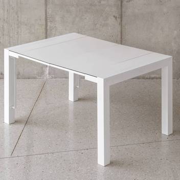 Mesa extensible ▯150 de aluminio y HPL [Lima] de Hevea - Mesa extensible para jardín, con tablero de HPL ultra resistente. Estructura aluminio color blanco o antracita.