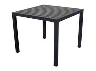 Mesa ▢90 aluminio + 4 sillones textilen [Palma-Ge] de Hevea - imagen 3