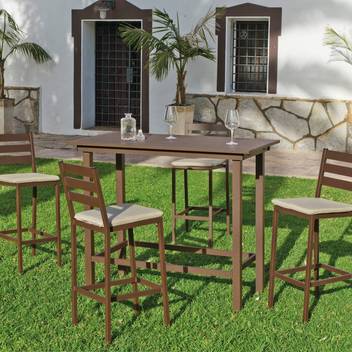Mesa de bar-jardín ▯130 de aluminio [Tropea] de Hevea - imagen 2