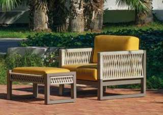 Taburete aluminio c/cojín para jardín [Monterrey] de Hevea - imagen 2