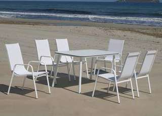 Sillón comedor-jardín aluminio y textilen [Avalon] de Hevea - imagen 4