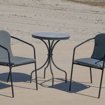 Sillón de aluminio con cojín a juego [Marsel] de Hevea - imagen 3