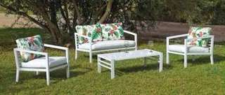 Set aluminio: sofá 2p + sillones + mesa [Acapulco] de Hevea - imagen 9