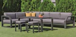 Taburete aluminio c/cojín para jardín [Zafiro] de Hevea - imagen 2