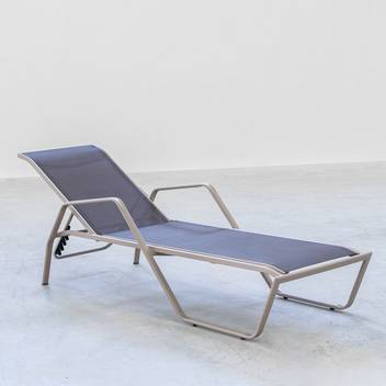 Cama/tumbona de aluminio y textilen [Imperial] de Hevea - imagen 3