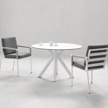 Sillón de comedor aluminio y cuerda [Merlot] de Hevea - imagen 2