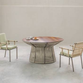 Sillón comedor de aluminio y cuerda [Urbia] de Hevea - imagen 3