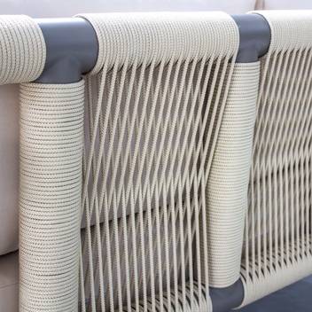 Sillón confort de aluminio y cuerda [Urbia] de Hevea - imagen 4