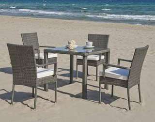 Sillón comedor-jardín apilable de ratán [Mali] de Hevea - imagen 2