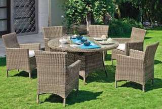 Sillón comedor-jardín de ratán [Borsalino] de Hevea - imagen 3