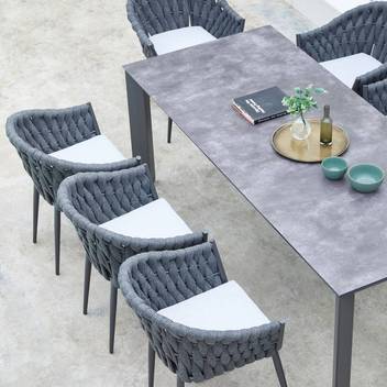 Sillón comedor aluminio y cuerda [Meridian] - imagen 3