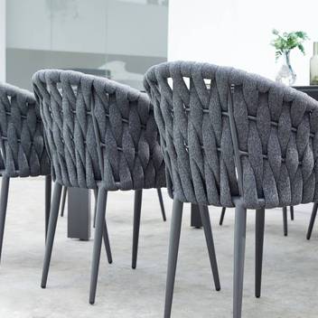 Sillón comedor aluminio y cuerda [Meridian] - imagen 4