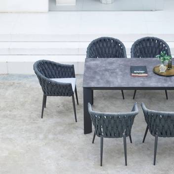 Sillón comedor aluminio y cuerda [Meridian] - imagen 6