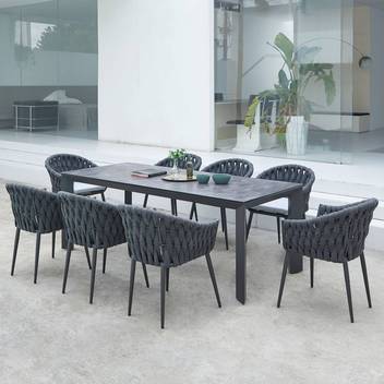 Sillón comedor aluminio y cuerda [Meridian] - imagen 7