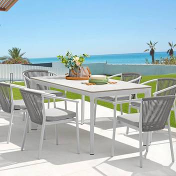 Silla comedor aluminio y cuerda [Moana] - imagen 5