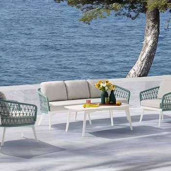 Sillón de aluminio y cuerda [Nelayan] - imagen 2