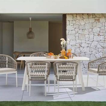 Silla comedor aluminio y cuerda [Nelayan] - imagen 5