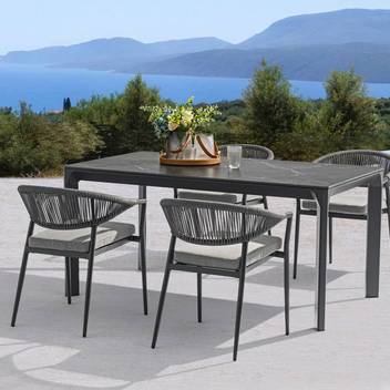 Silla comedor aluminio y cuerda [Ross] - imagen 4
