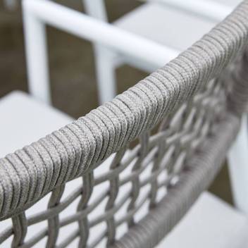 Sillón apilable aluminio y cuerda [Samoa] - imagen 4
