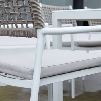 Sillón apilable aluminio y cuerda [Samoa] - imagen 6
