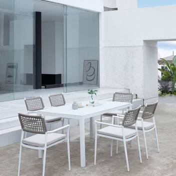 Sillón apilable aluminio y cuerda [Samoa] - imagen 7