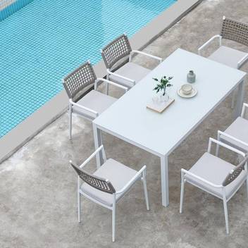 Sillón apilable aluminio y cuerda [Samoa] - imagen 8