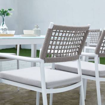 Sillón apilable aluminio y cuerda [Samoa] - imagen 2