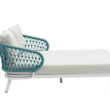 Sofá cama aluminio y cuerda [Isabela] - imagen 7