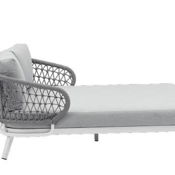 Sofá cama aluminio y cuerda [Isabela] - imagen 8