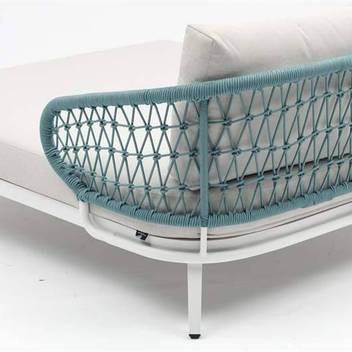 Sofá cama aluminio y cuerda [Isabela] - imagen 12