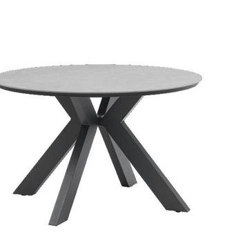 Mesa ◯ 120 de aluminio y piedra [Bais] - imagen 4