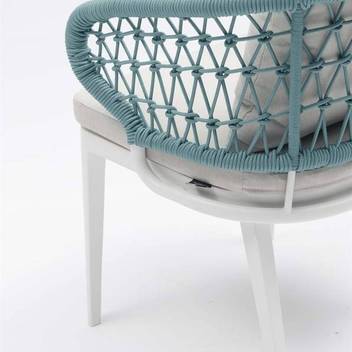 Sillón comedor aluminio y cuerda [Isabela] - imagen 7