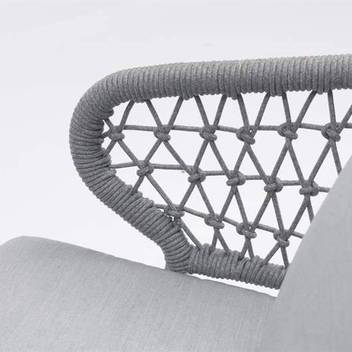 Sillón comedor aluminio y cuerda [Isabela] - imagen 14