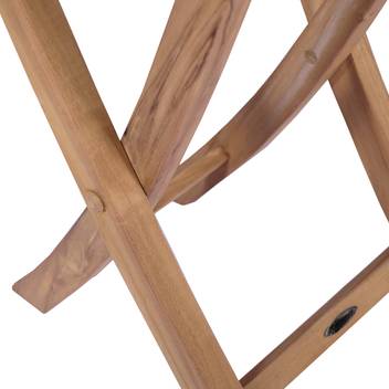 Mesa Plegable Teca 60 cm - imagen 6