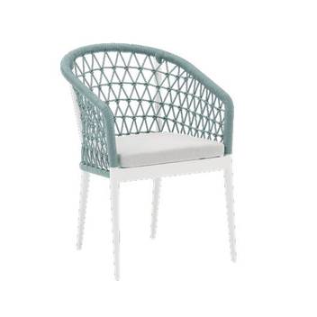 Silla comedor aluminio y cuerda [Nelayan] - imagen 7
