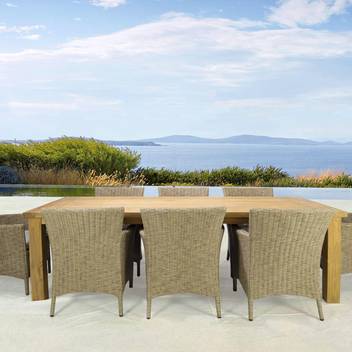 Sillón comedor-jardín de ratán [Trinity] - imagen 2