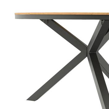 Mesa ◯120 de aluminio y teca [Sidney] - imagen 8