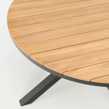 Mesa ◯120 de aluminio y teca [Sidney] - imagen 10