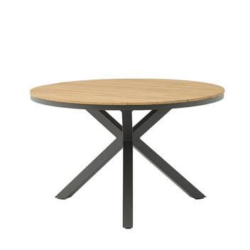 Mesa ◯120 de aluminio y teca [Sidney] - imagen 12