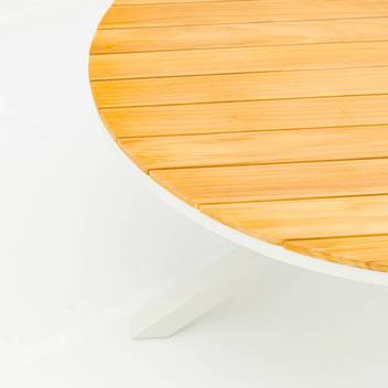 Mesa ◯120 de aluminio y teca [Sidney] - imagen 15