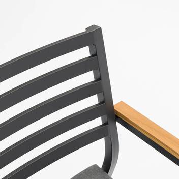 Sillón comedor de aluminio y teca [Broome] - imagen 12