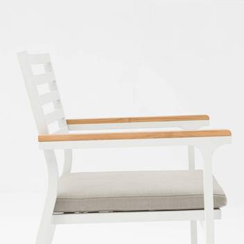 Sillón comedor de aluminio y teca [Broome] - imagen 13